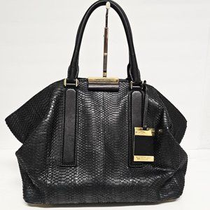 Michael Kors Collection Embossed Lexi Satchel
